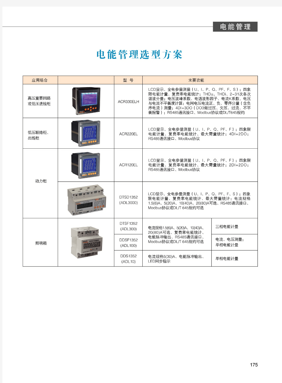 安科瑞Acrel-3000系列电能管理系统产品手册