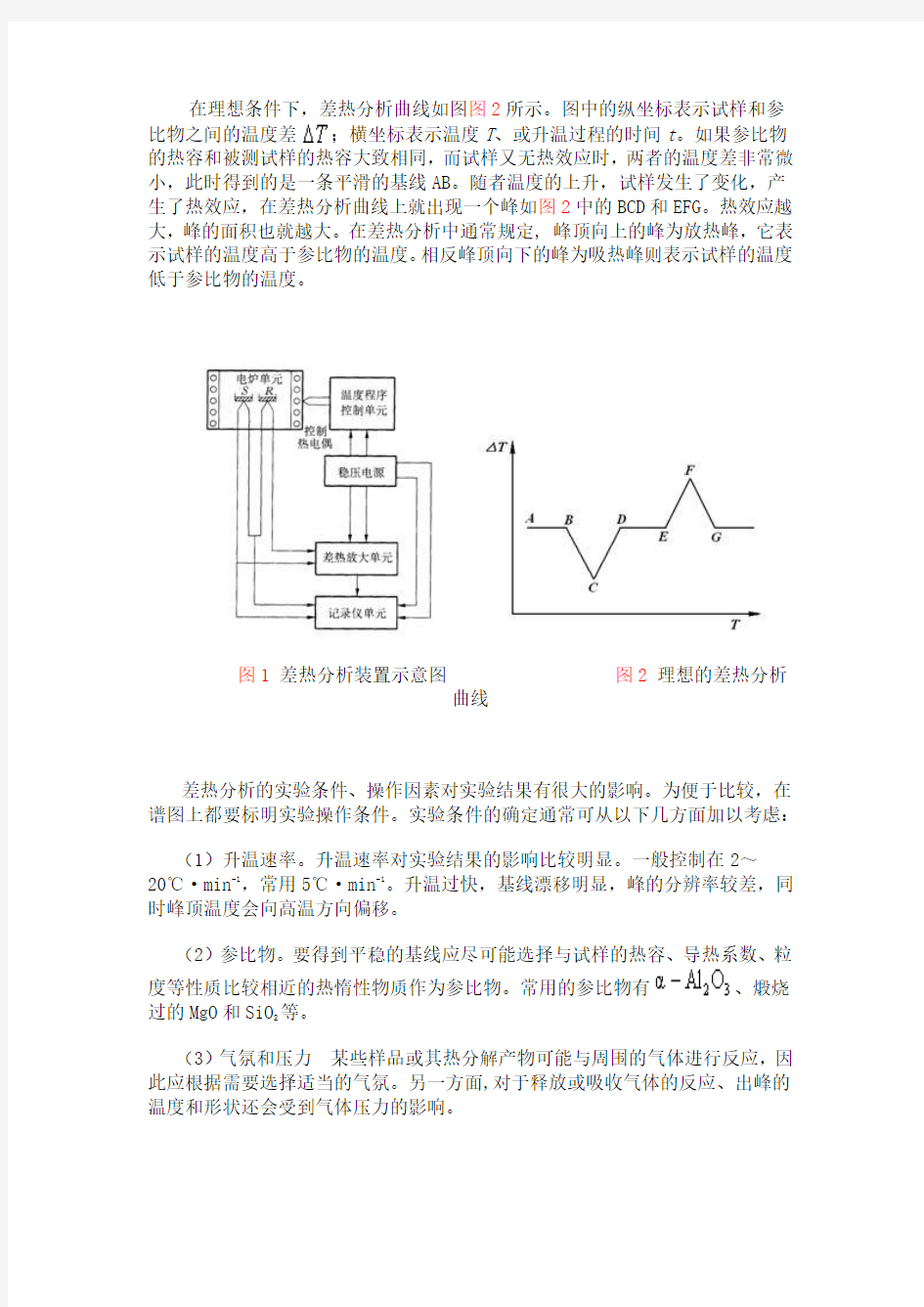 三种热分析方法综合介绍