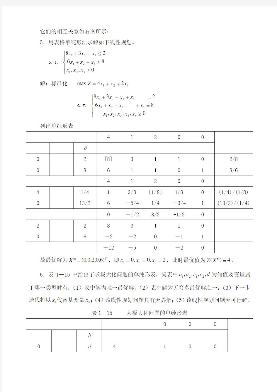 管理运筹学》第二课后习题答案