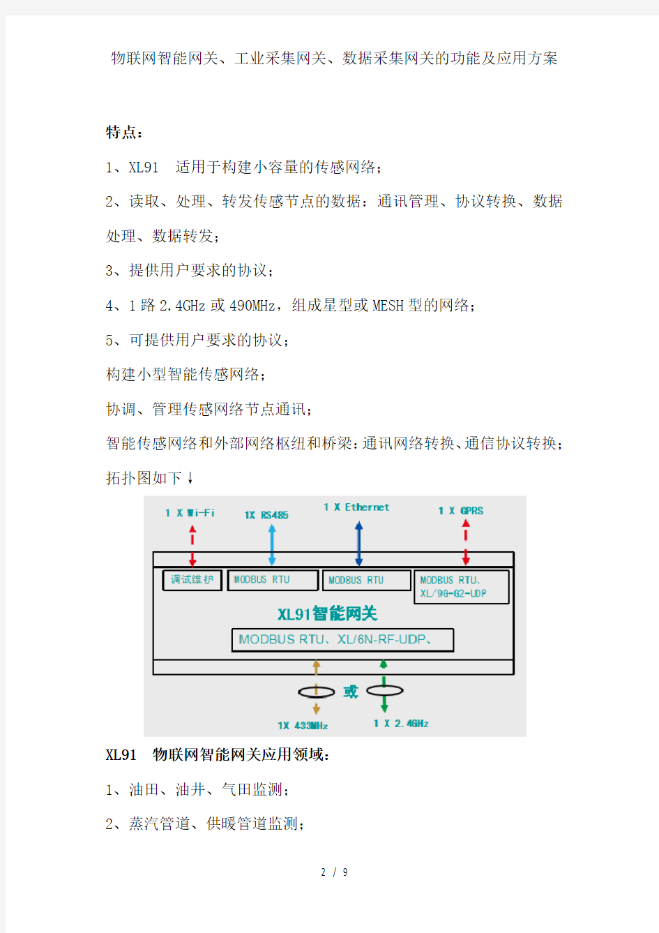 物联网智能网关工业采集网关数据采集网关的功能及应用方案