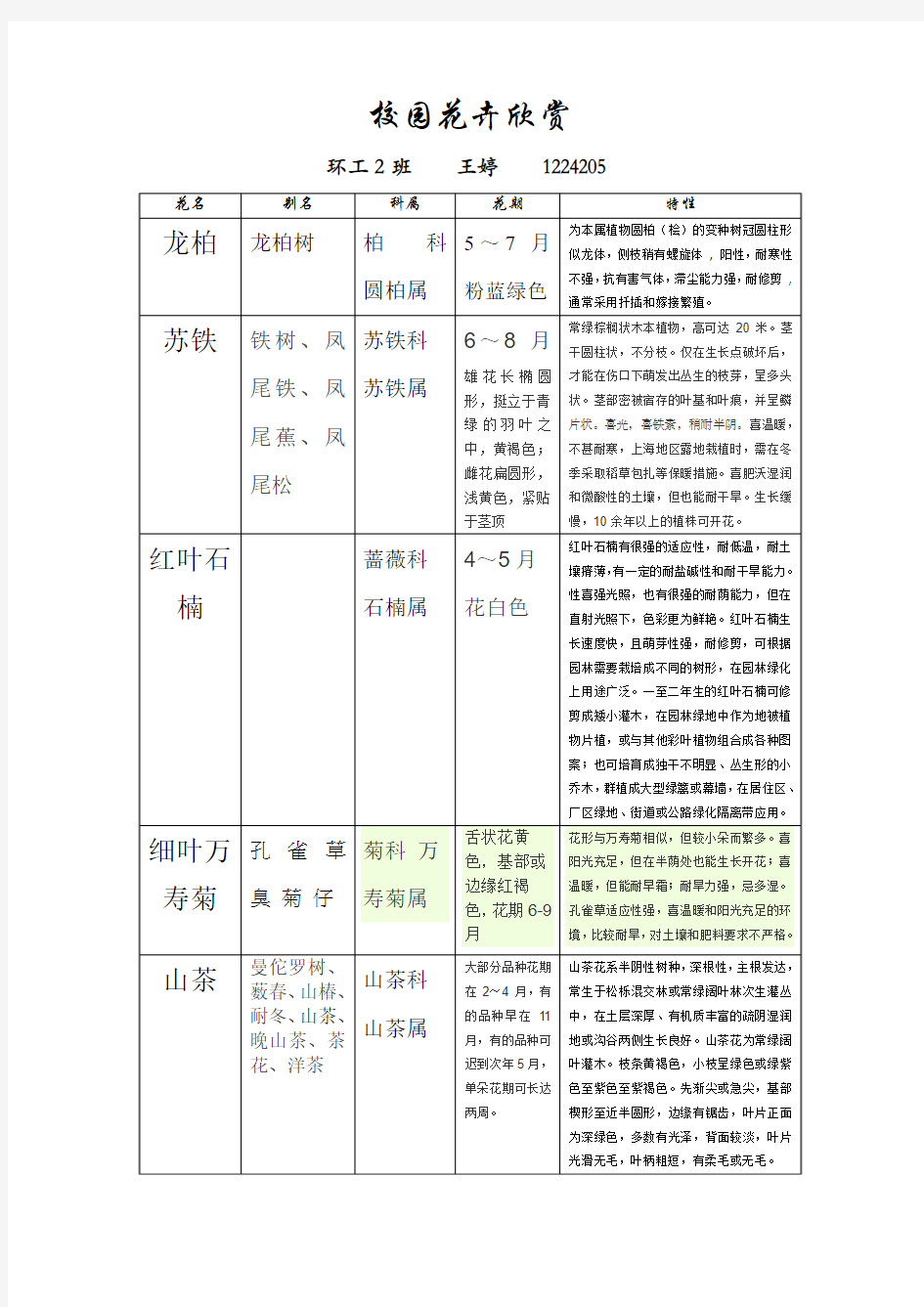 校园花卉欣赏