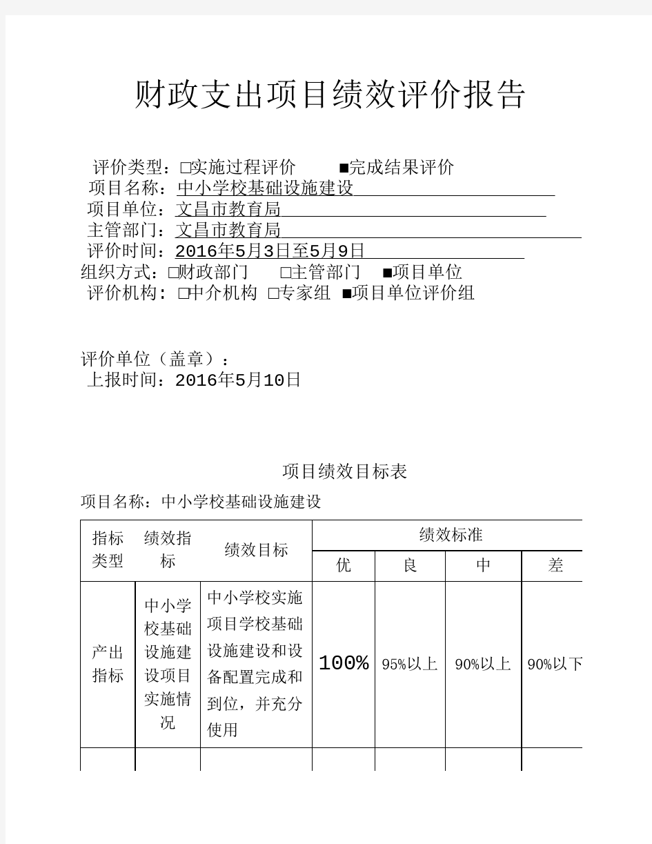 2015年中小学校建设绩效自评02