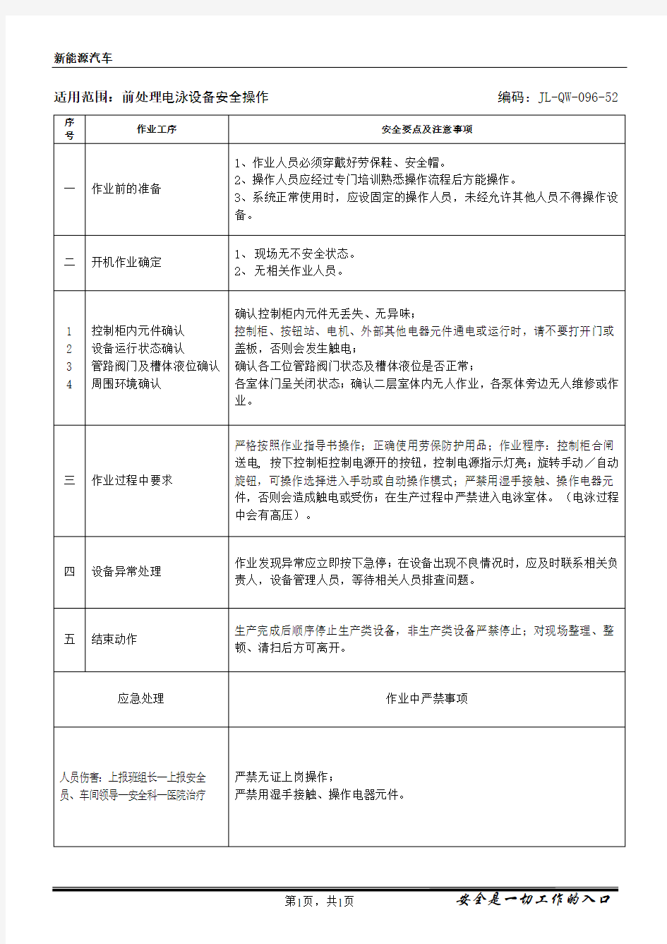 17.前处理电泳设备安全操作规程