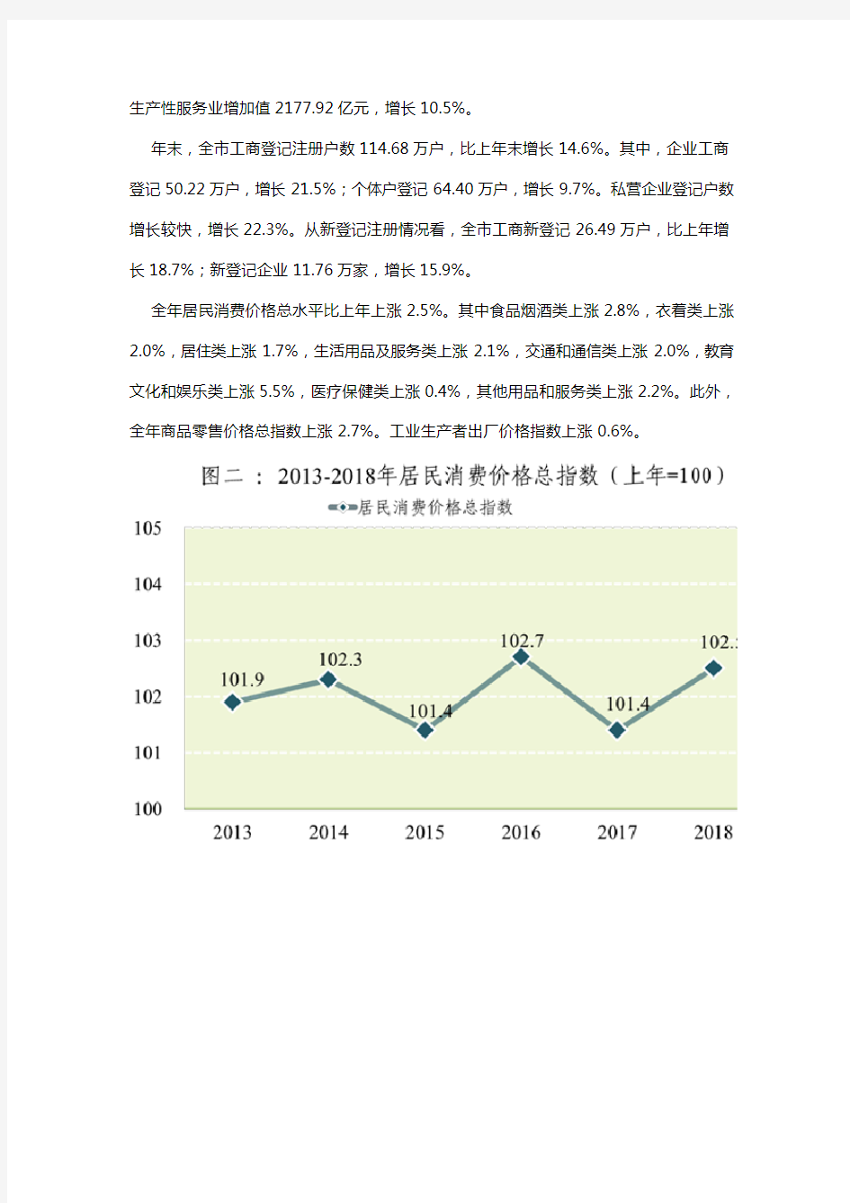 2018年东莞市国民经济和社会发展统计公报