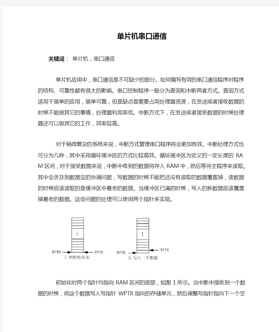 单片机串口通信