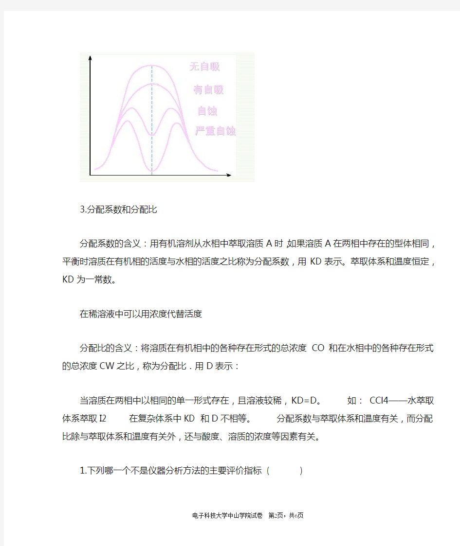 仪器分析答案