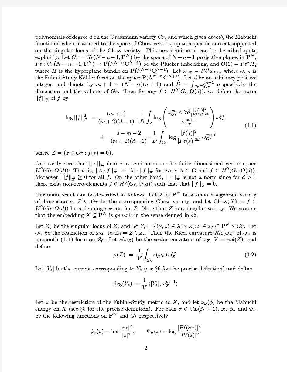 Stability, energy functionals, and Kahler-Einstein metrics