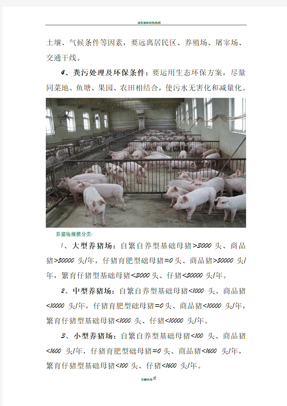 标准化养猪场建设方案
