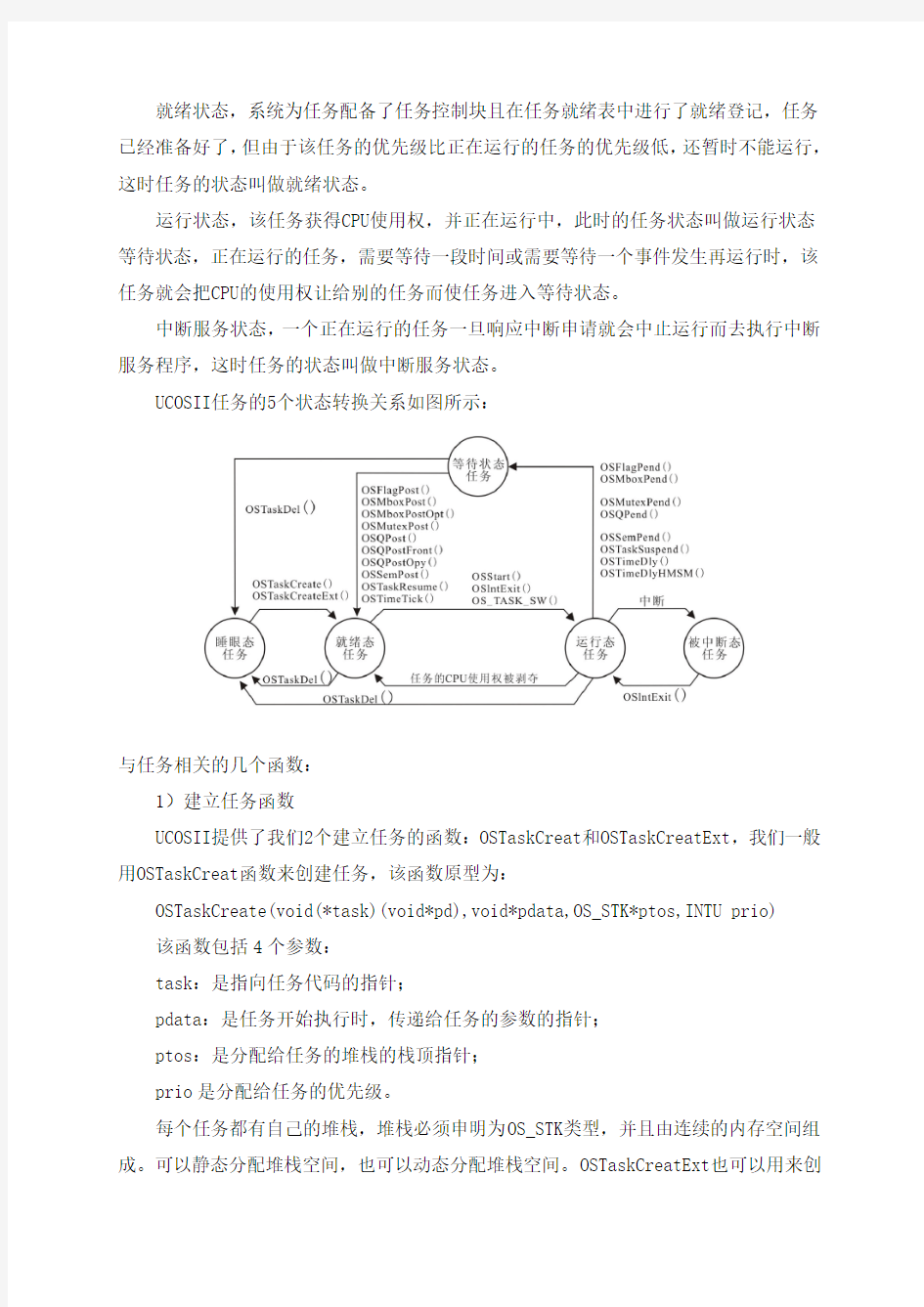 实验二 UCOS-II任务管理