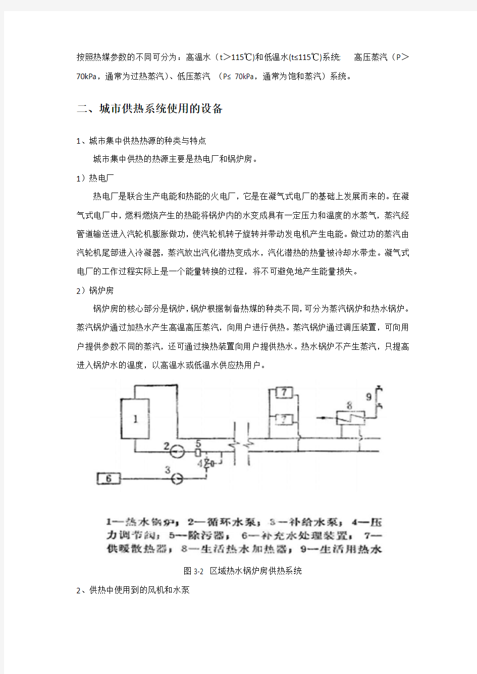 城市供热系统