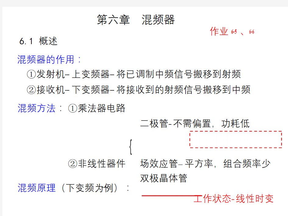 第六章混频器1