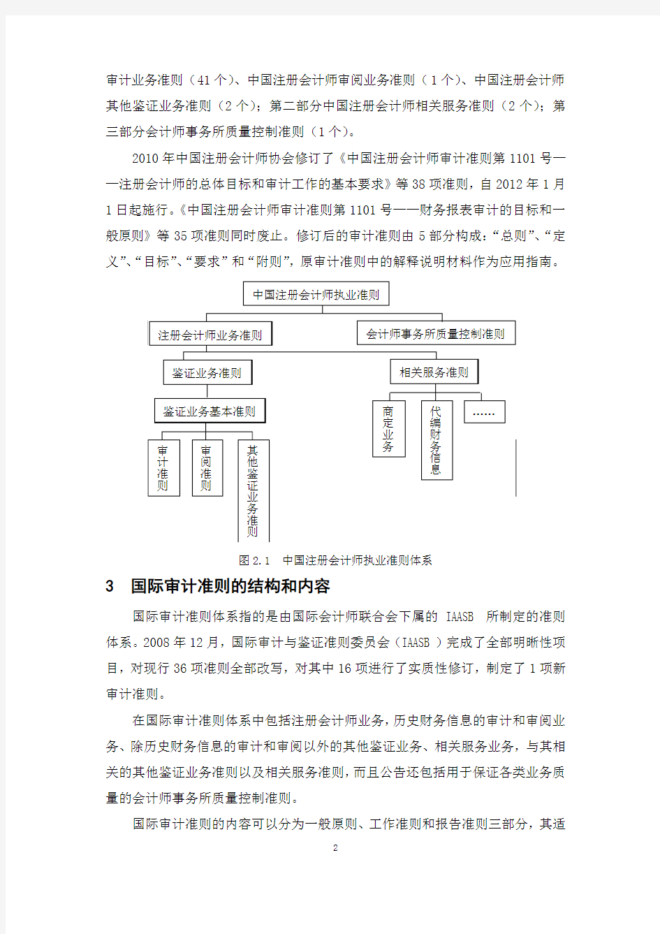 浅析中国审计准则与国际审计准则的异同