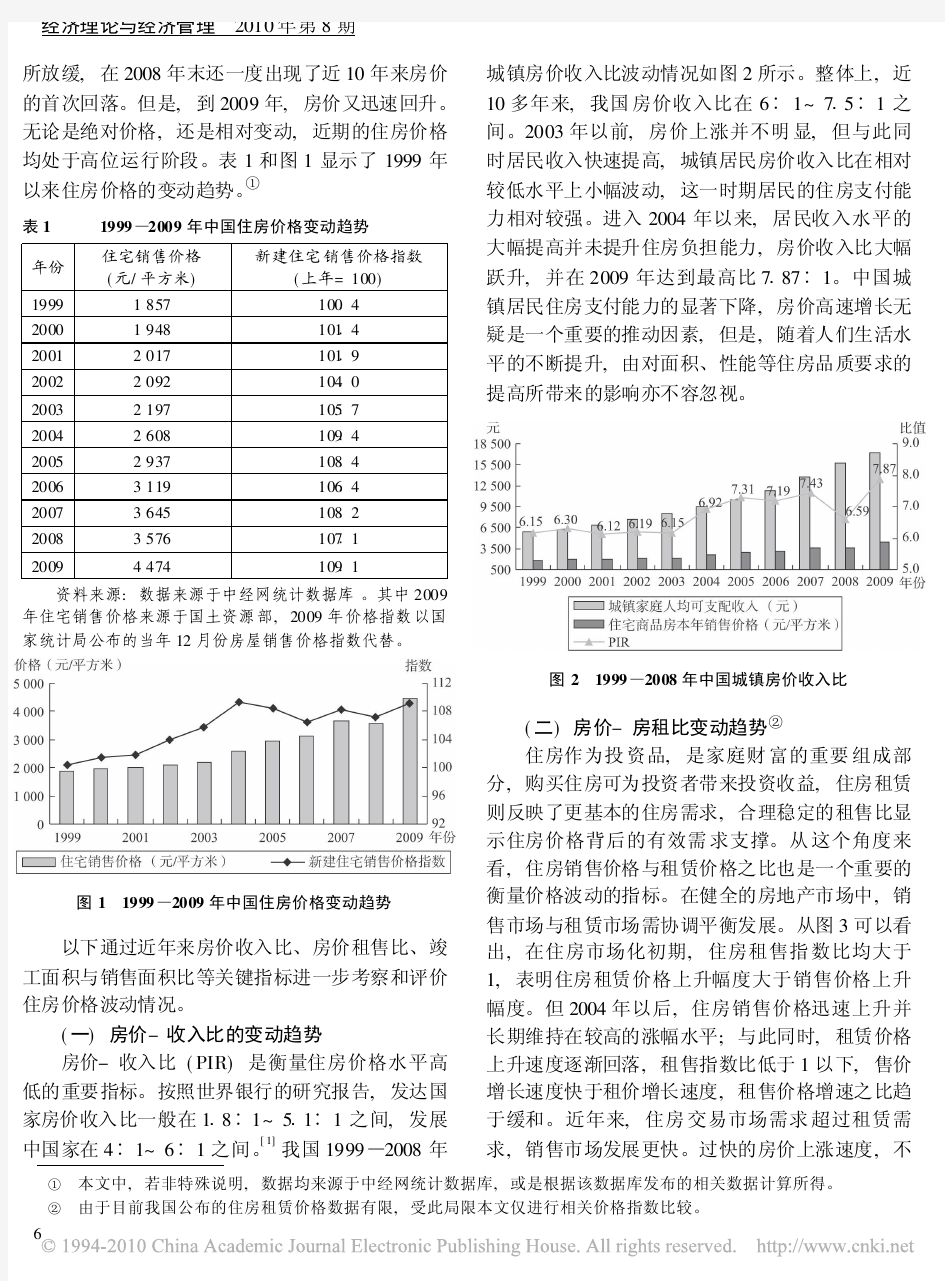 中国城市住房价格变动影响因素分析
