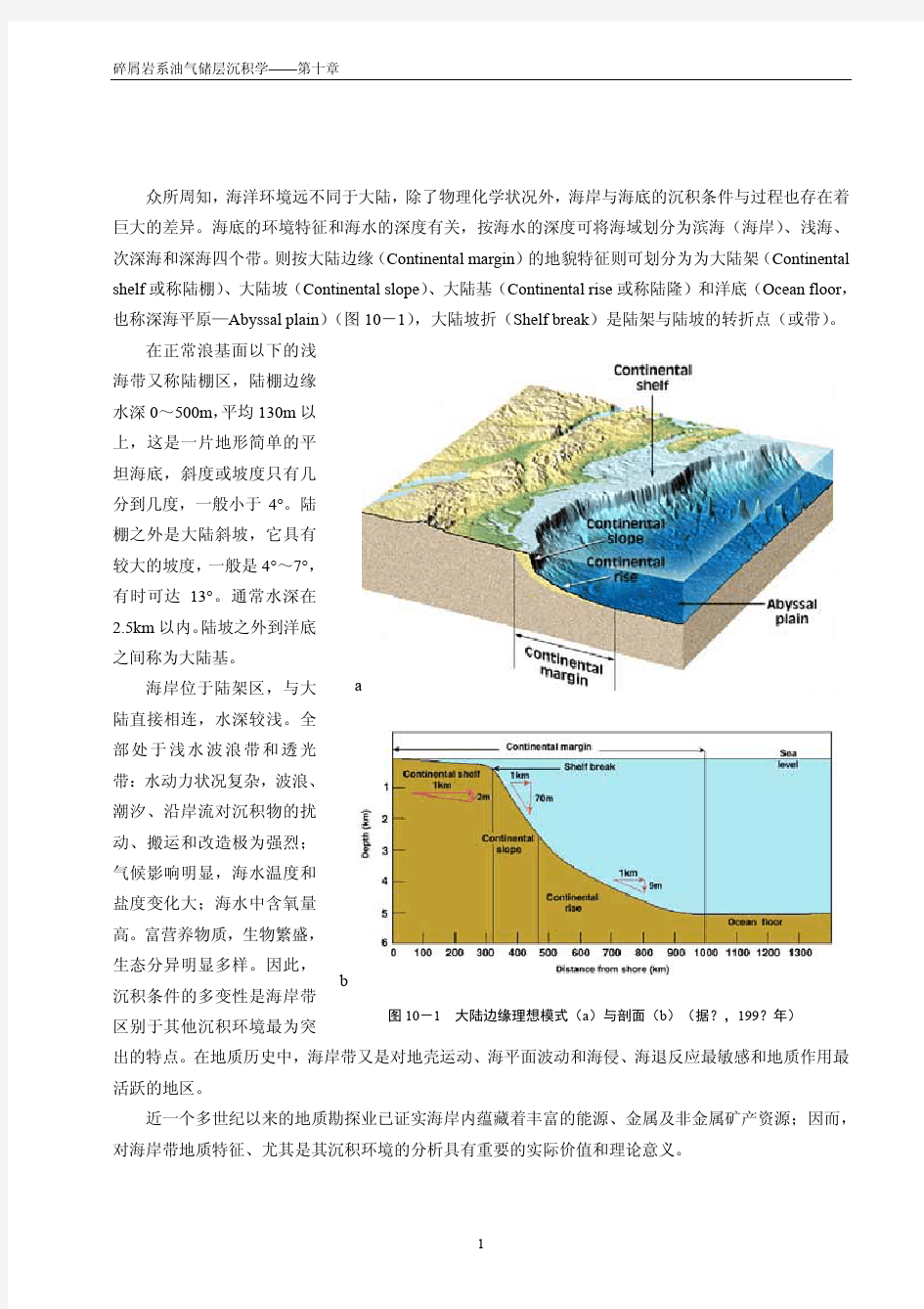 Chapter 10滨海与浅海沉积体系