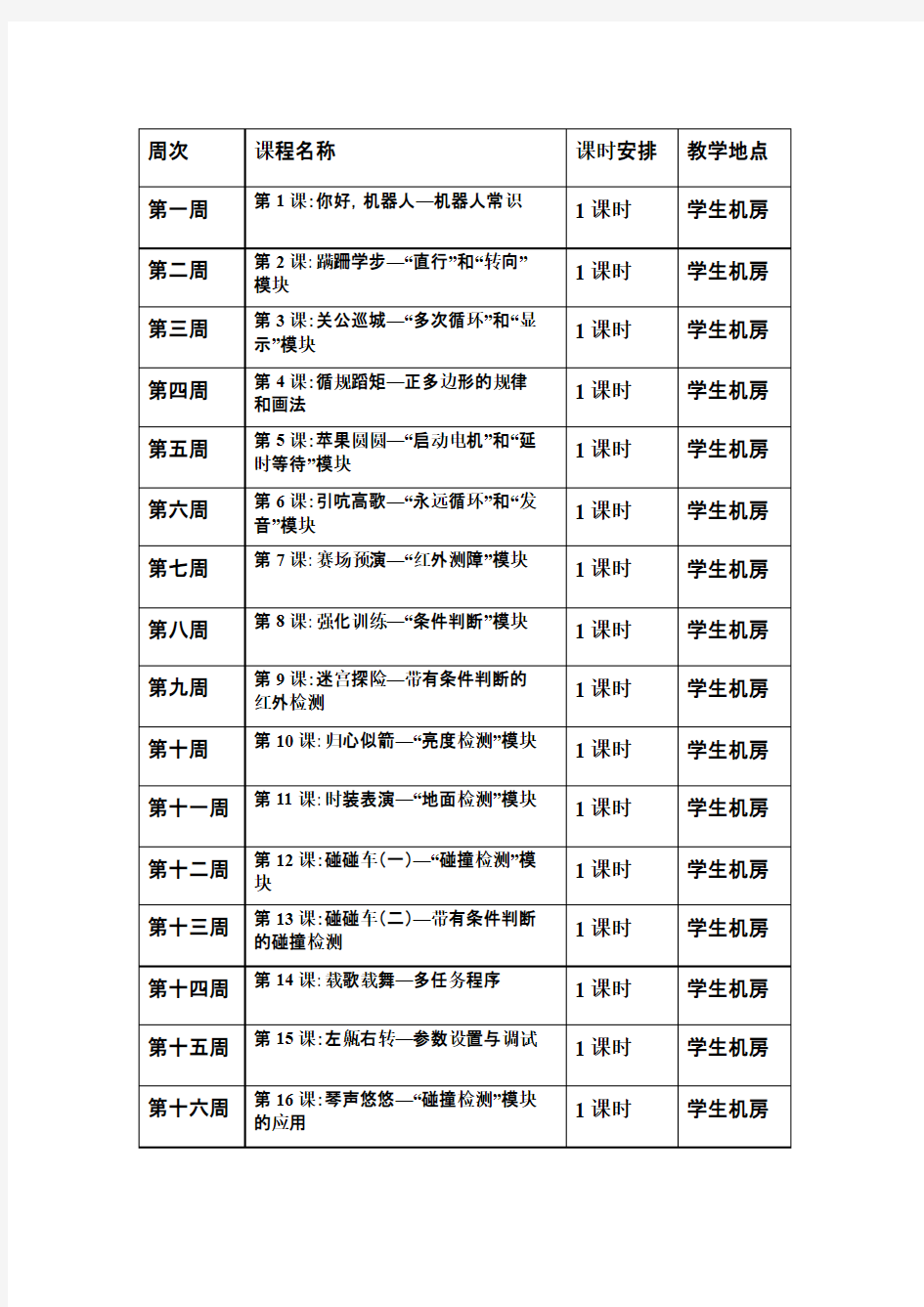 小学六年级计算机教案