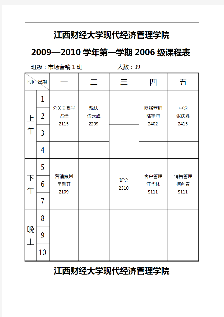 江西财经大学现代经济管理学院