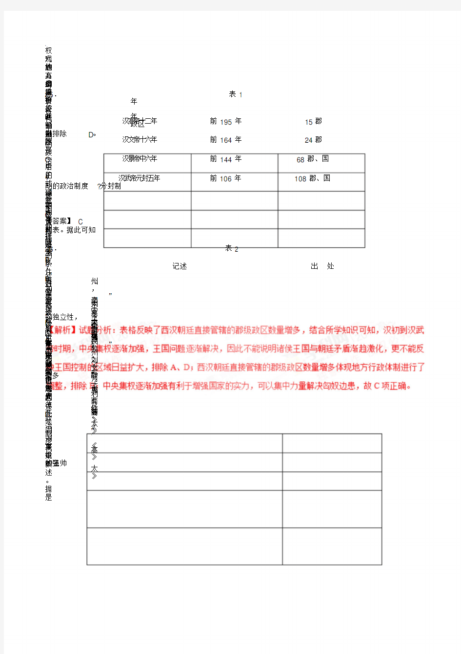 2017年高考文综历史真题及答案全国卷