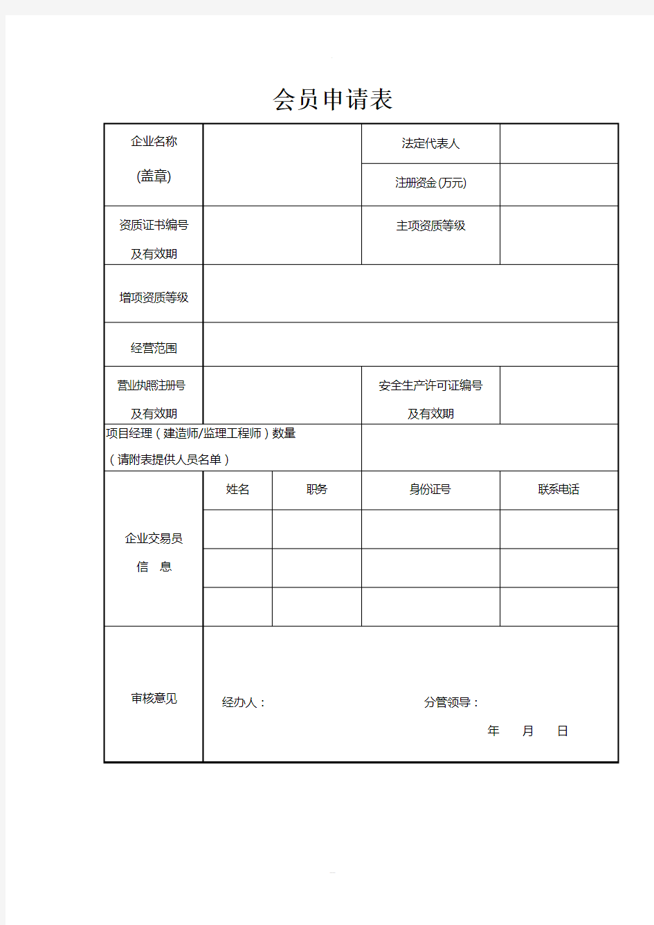 企业入库申请表、《诚信承诺书》和《法人授权委托书》