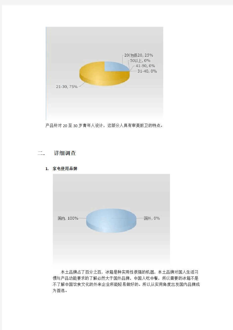 冰箱调查报告