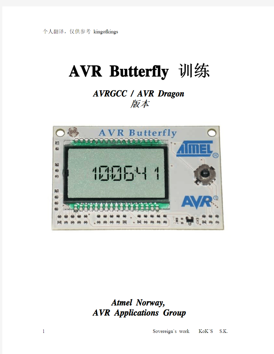 AVR Butterfly 共享
