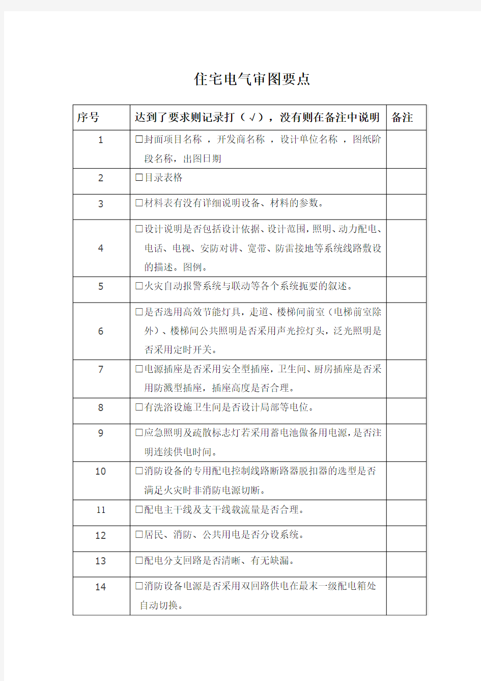 住宅电气审图要点(新编)