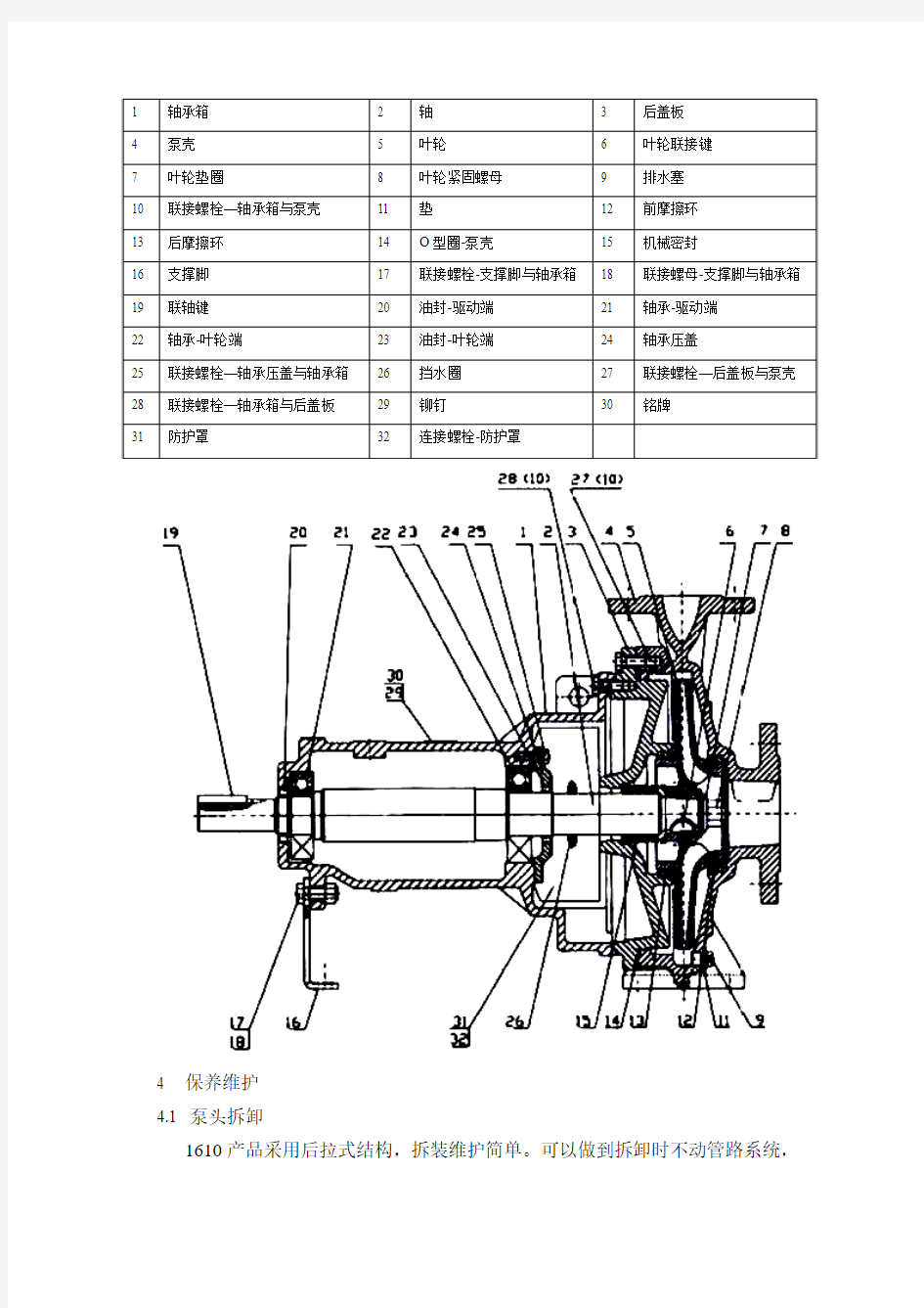 反渗透入口高压泵检修规程(完结版)