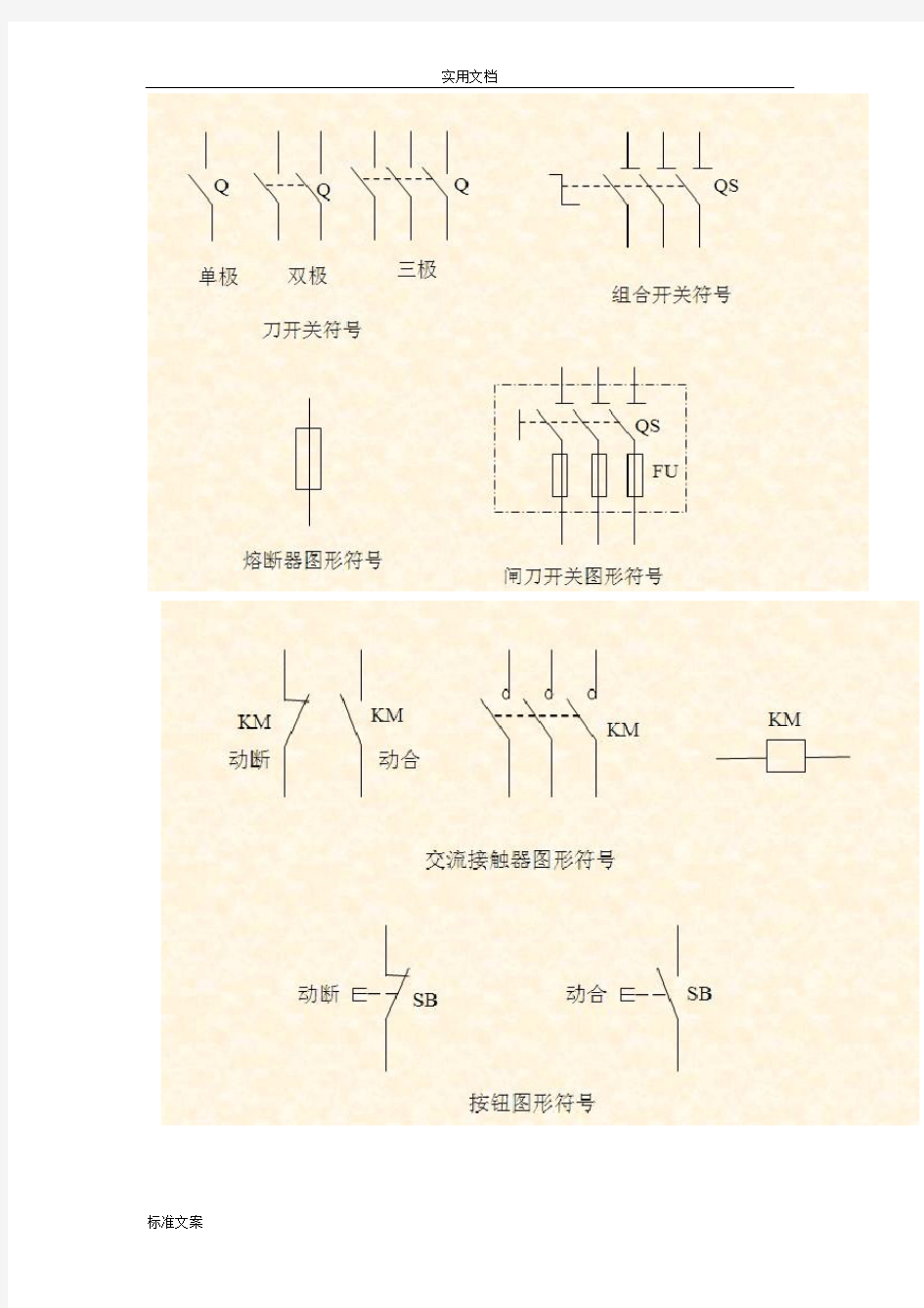 经典电气图形符号大全