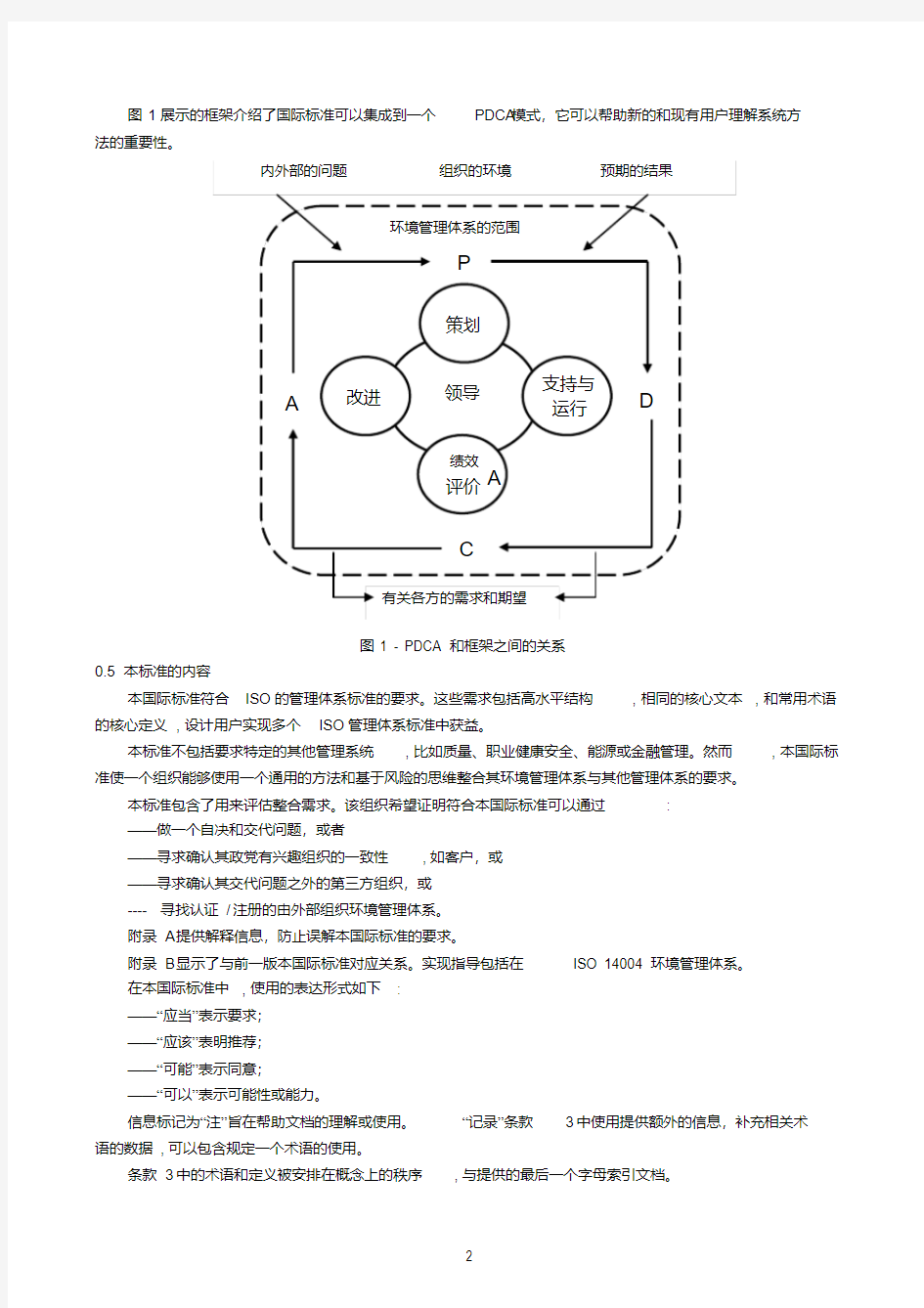 ISO14001：2015FDIS中文版