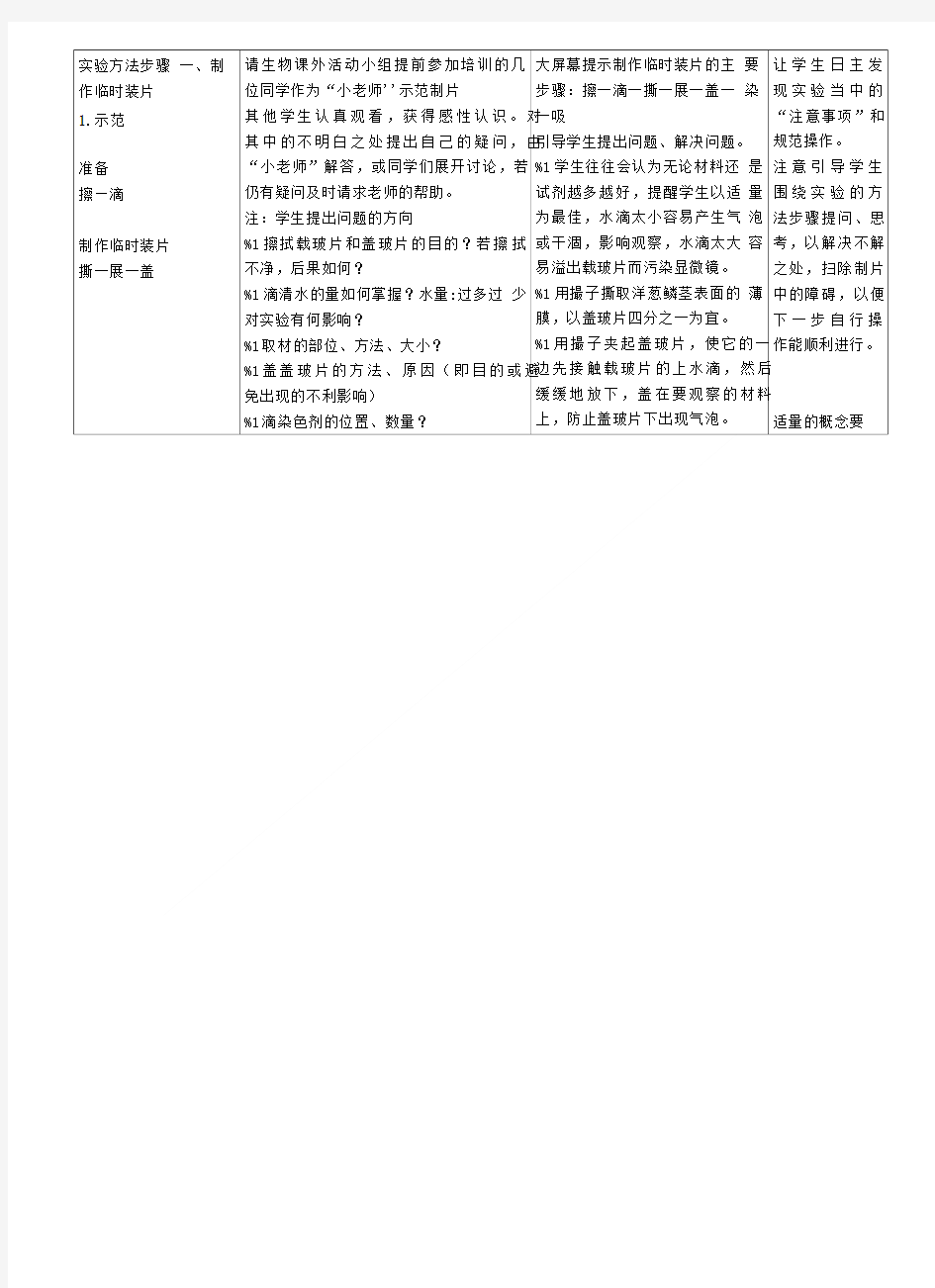 《观察植物细胞》教案.doc