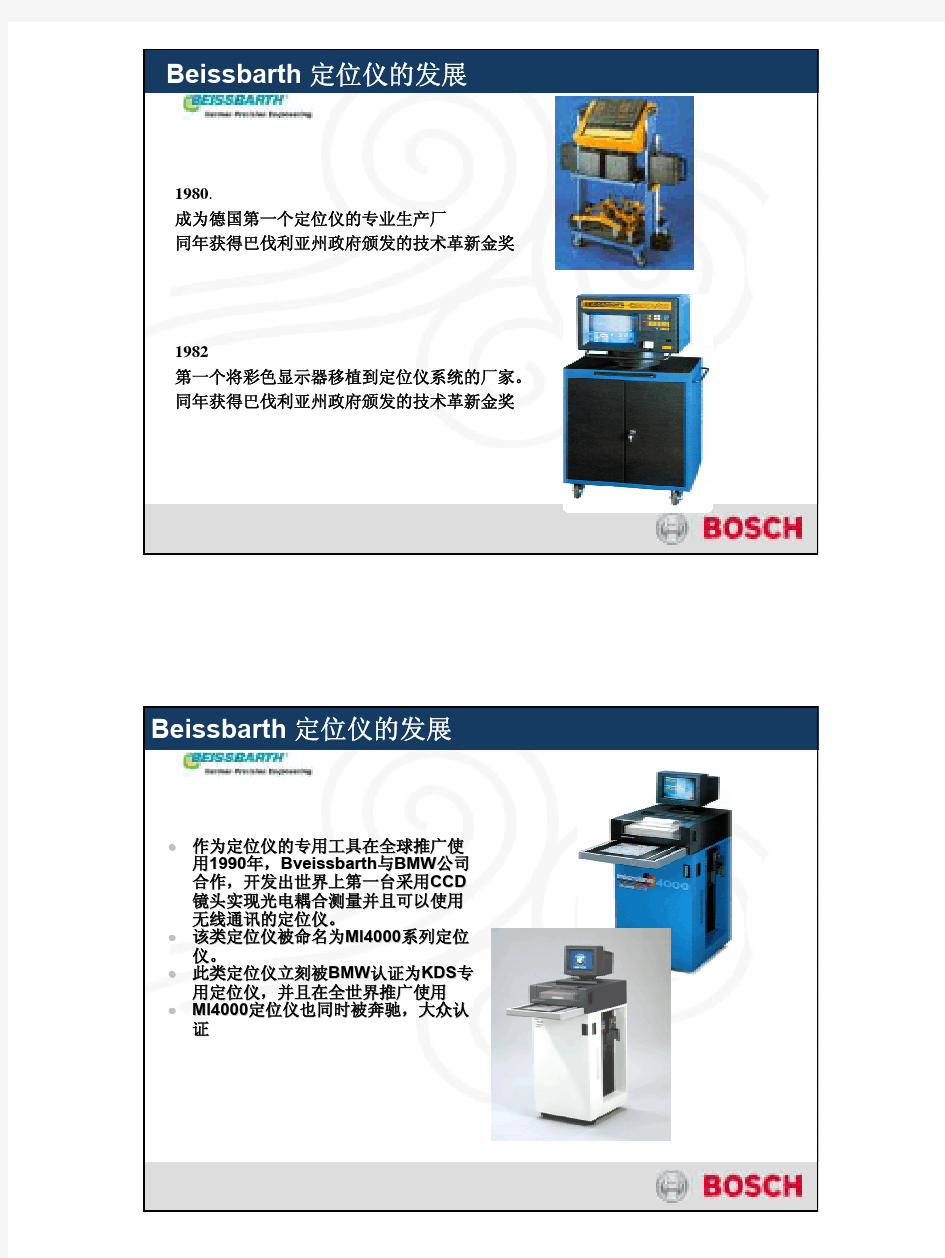 BEISSBARTH定位仪专题培训