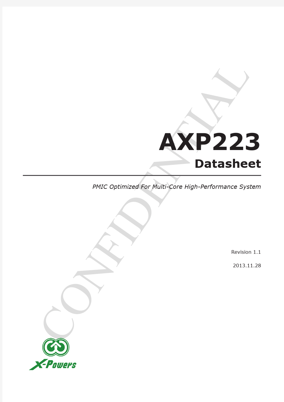 AXP223中文