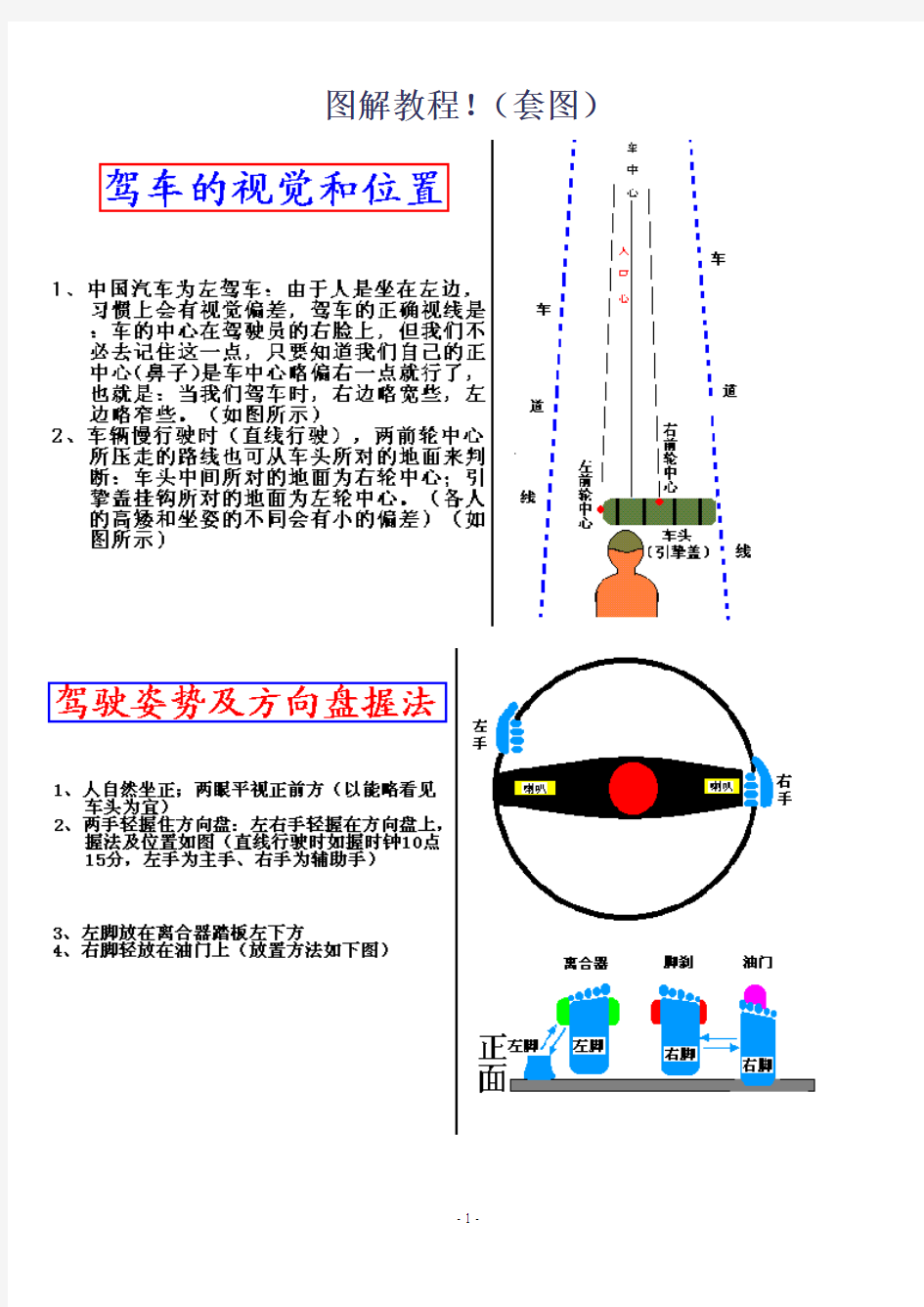 小汽车驾驶图解教程.doc