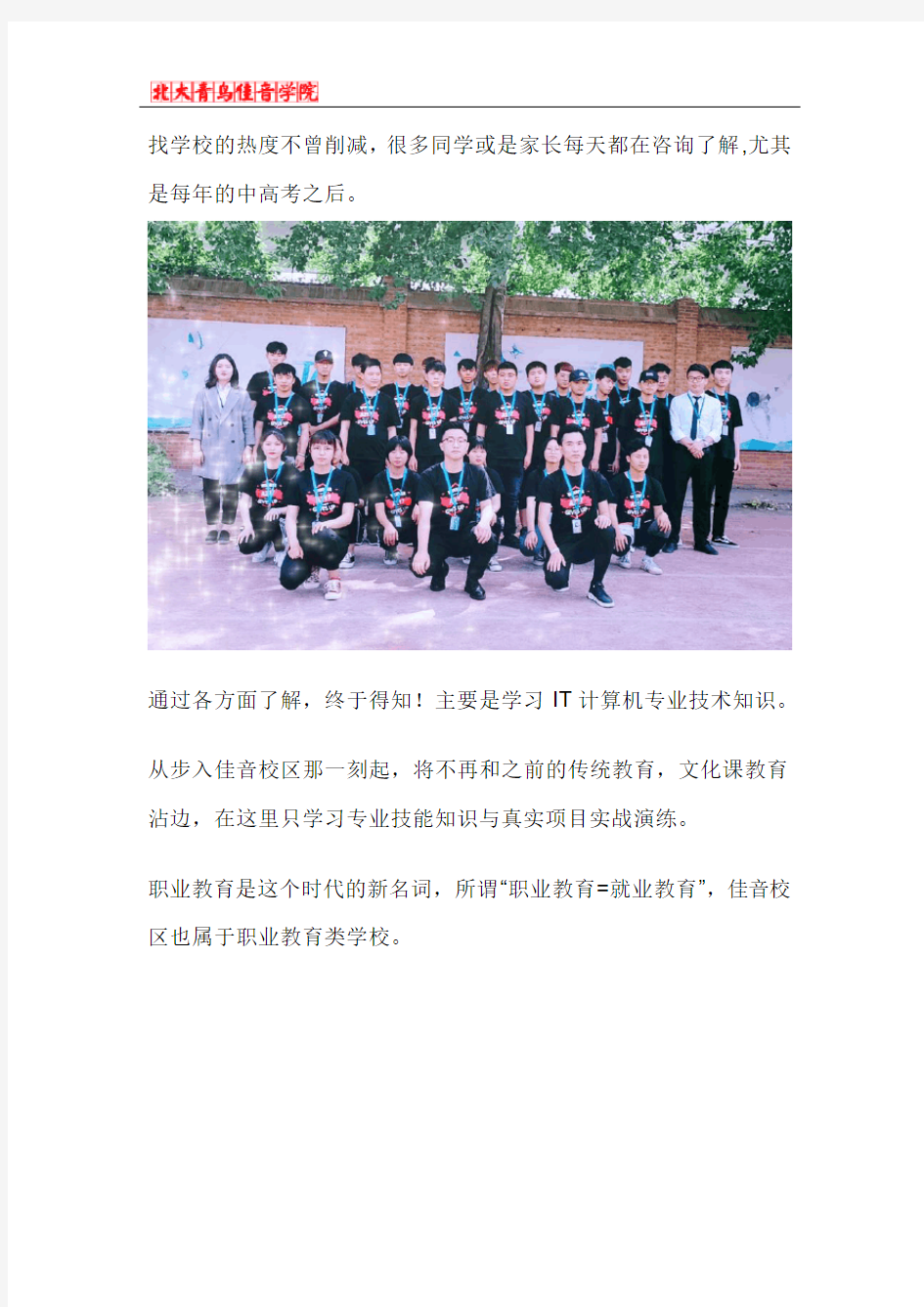 北大青鸟属于什么学校