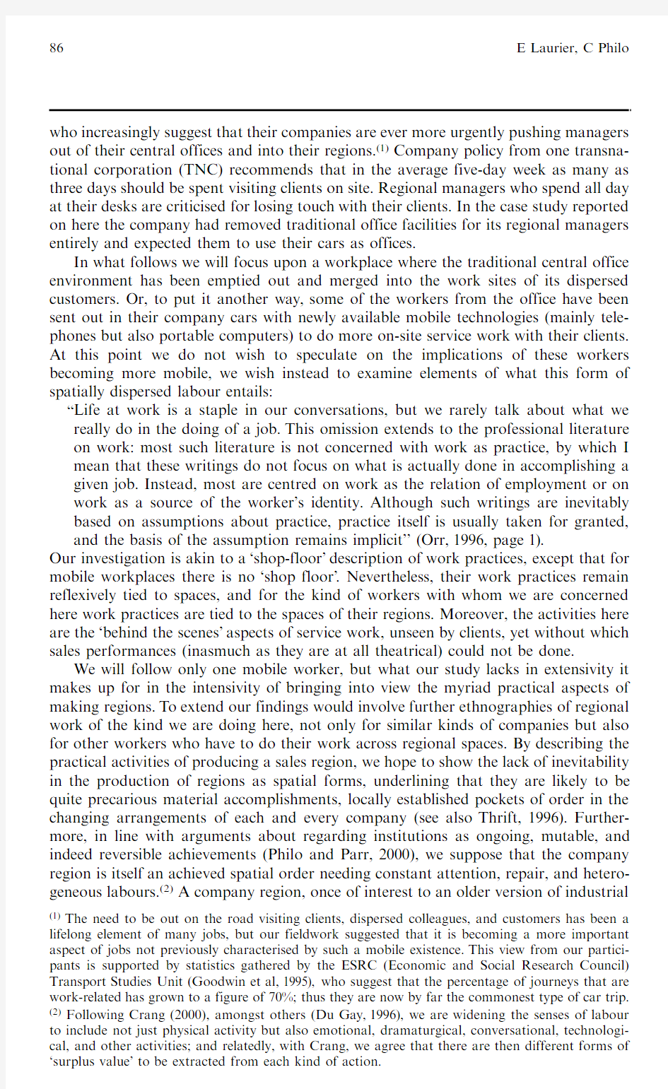 DOI10.1068d341 The region in the boot mobilising lone subjects and multiple objects