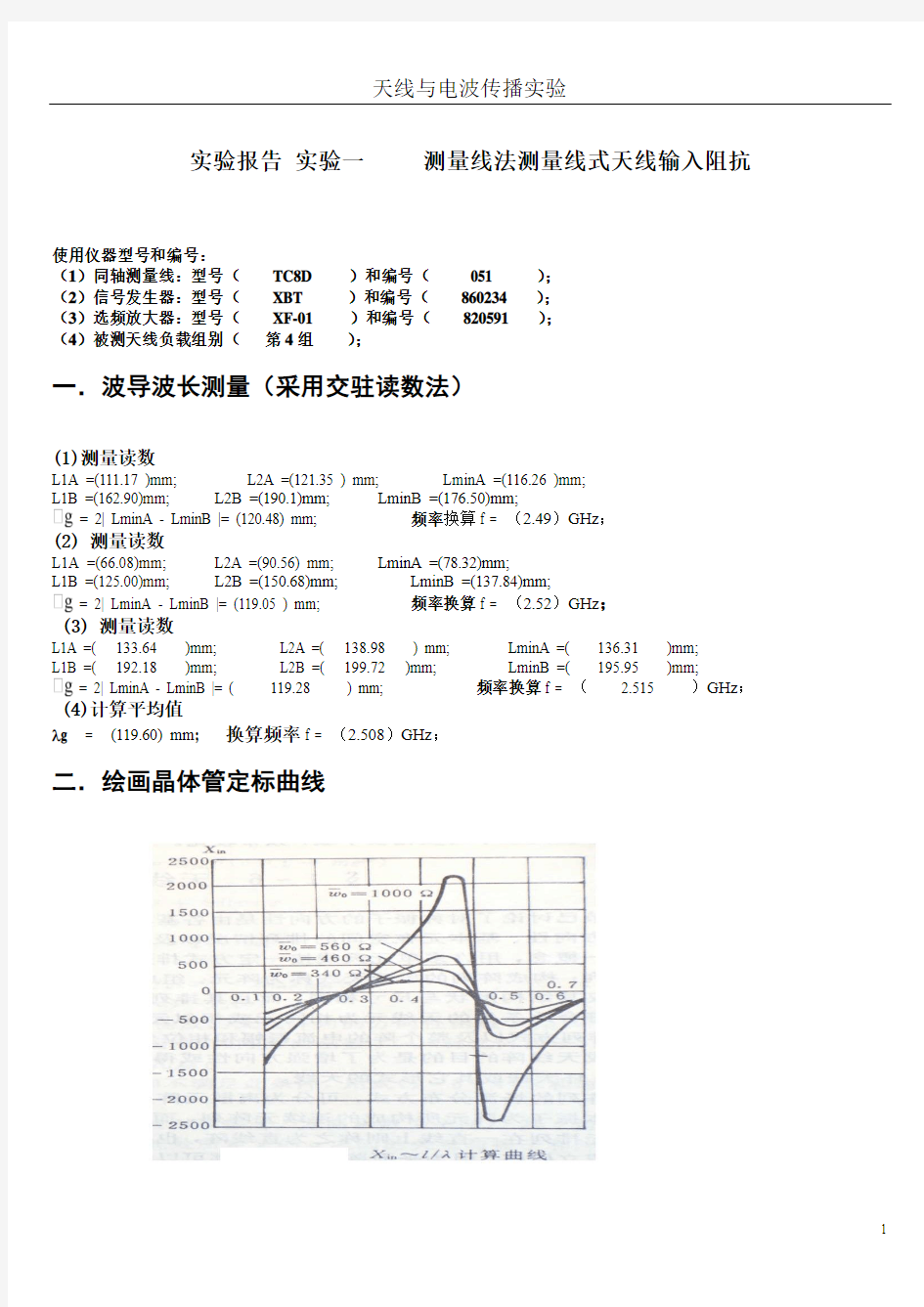 天线与电波传播实验一