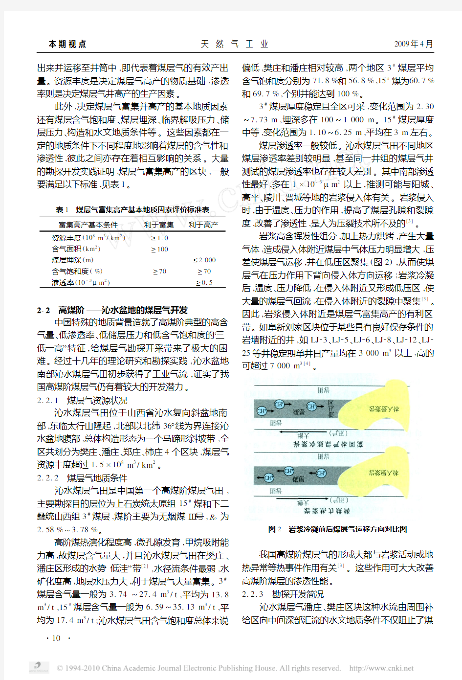 中国煤层气资源特点及开发对策