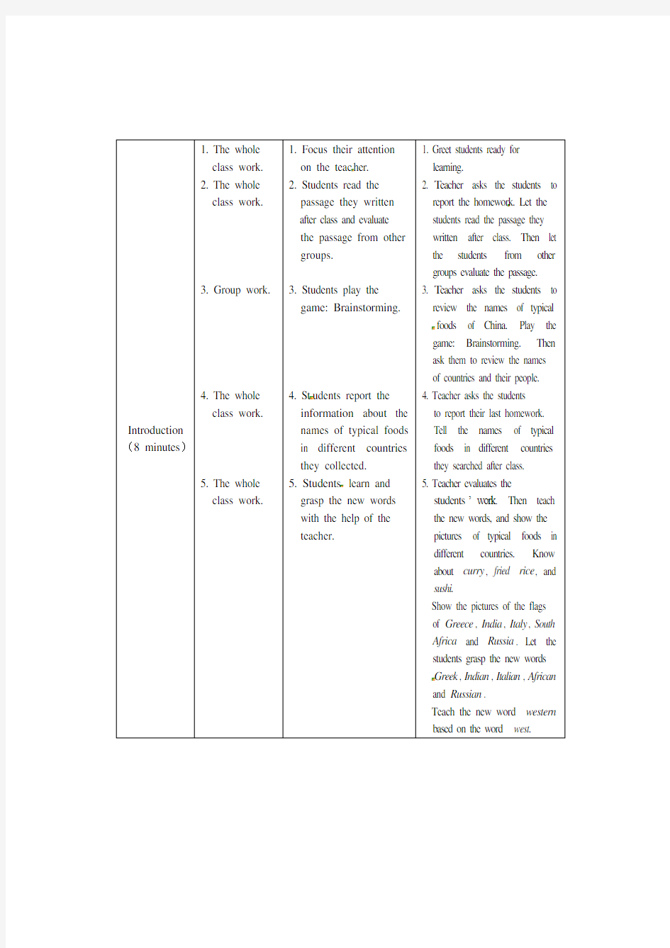 【最新】仁爱版八年级英语下册unit7  Topic1  sectionB教案设计