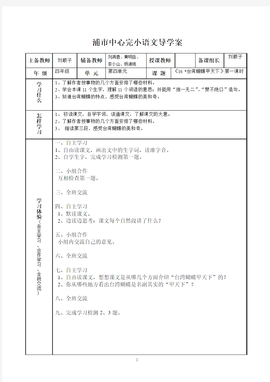 台湾蝴蝶甲天下