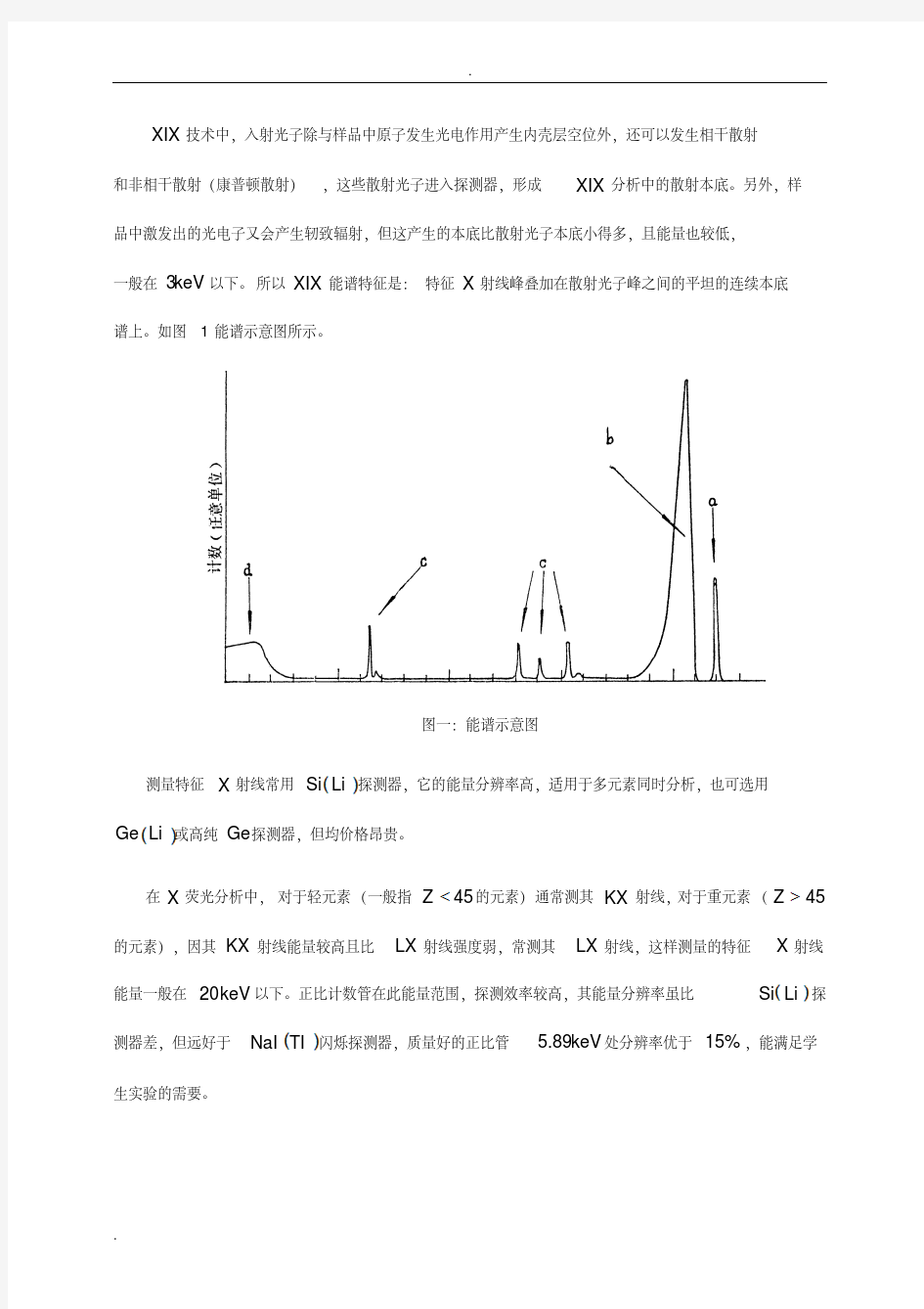 南京大学-X射线荧光光谱分析实验报告