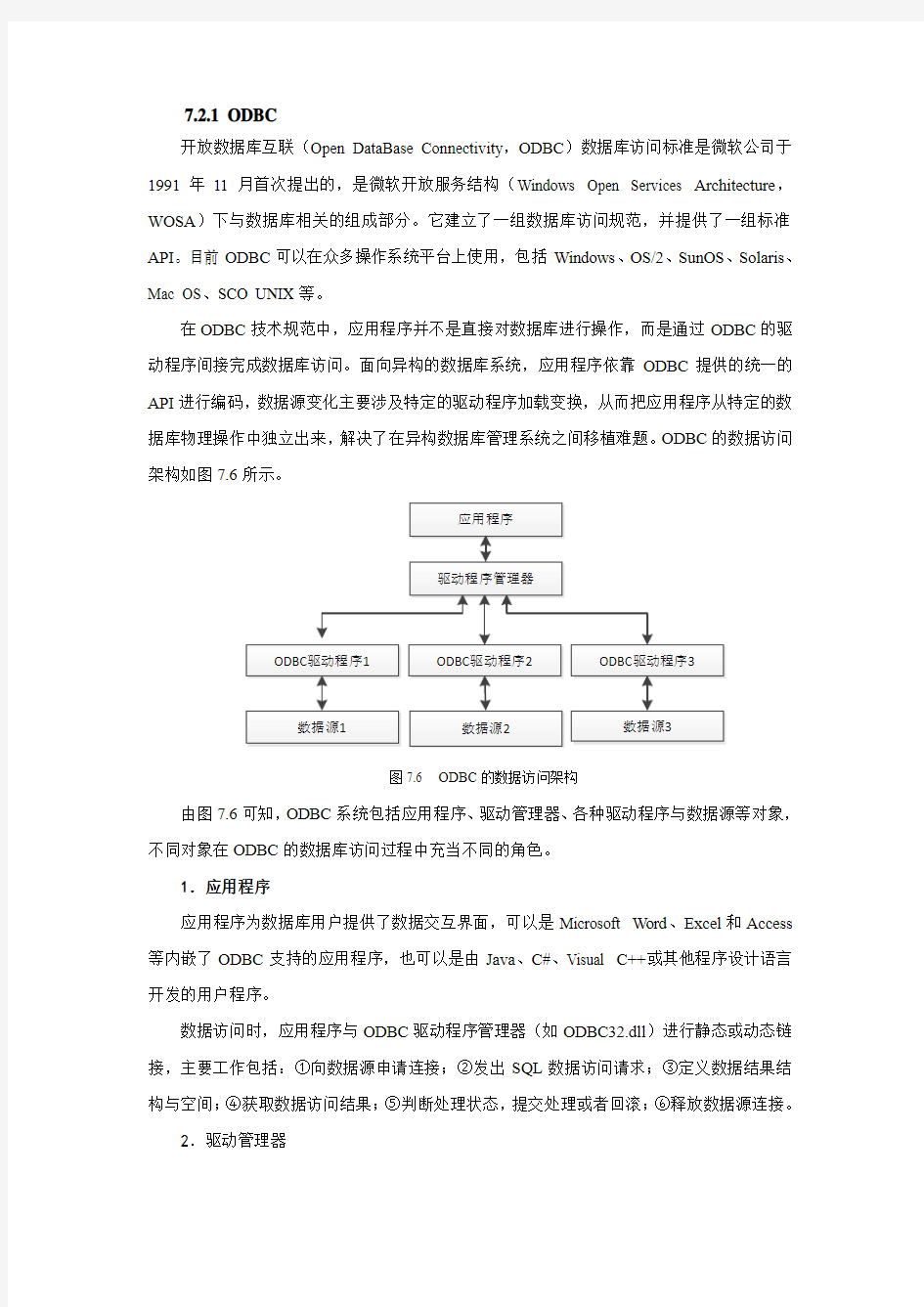 数据库访问技术