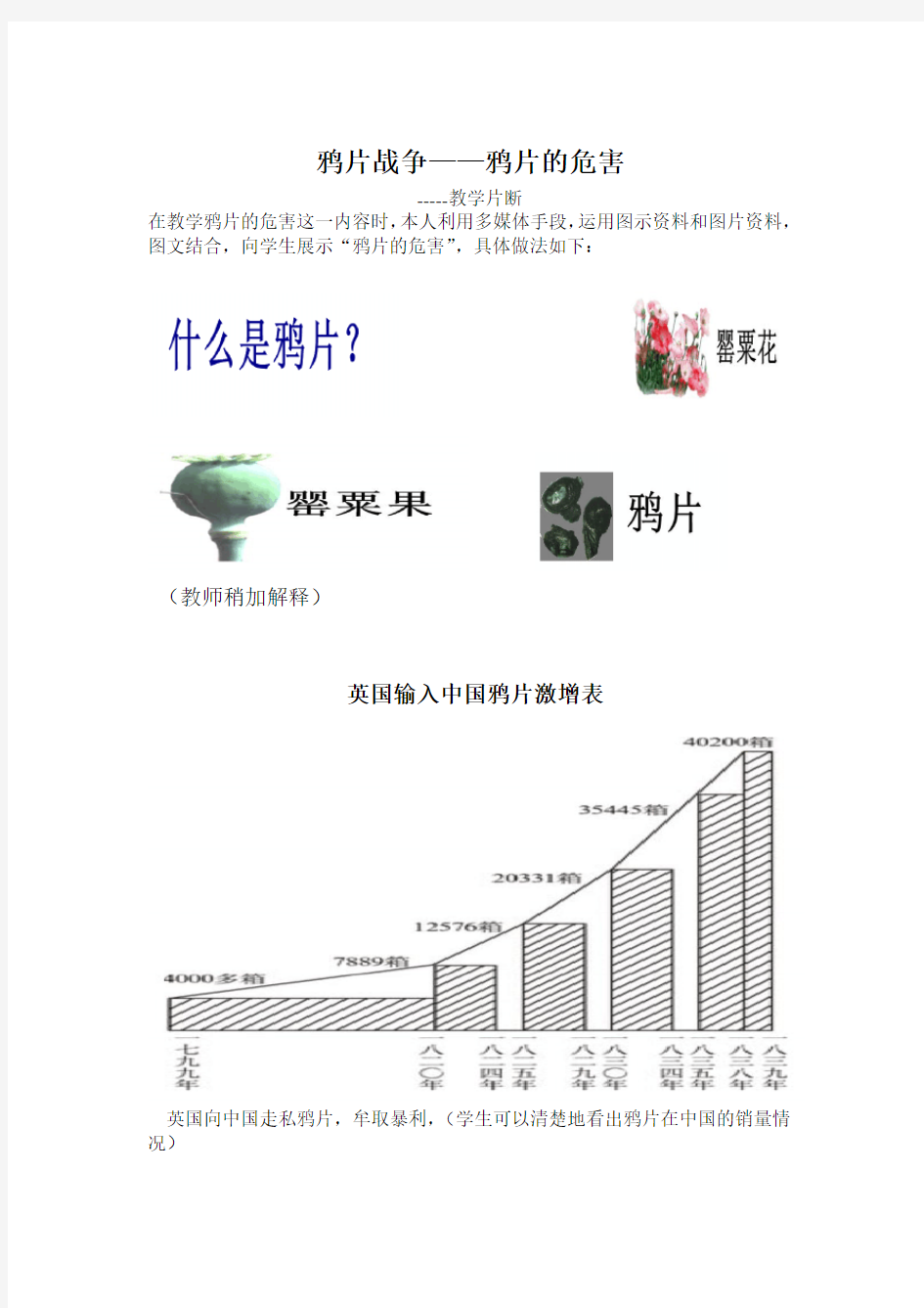 2019精品教育鸦片战争-教学案例