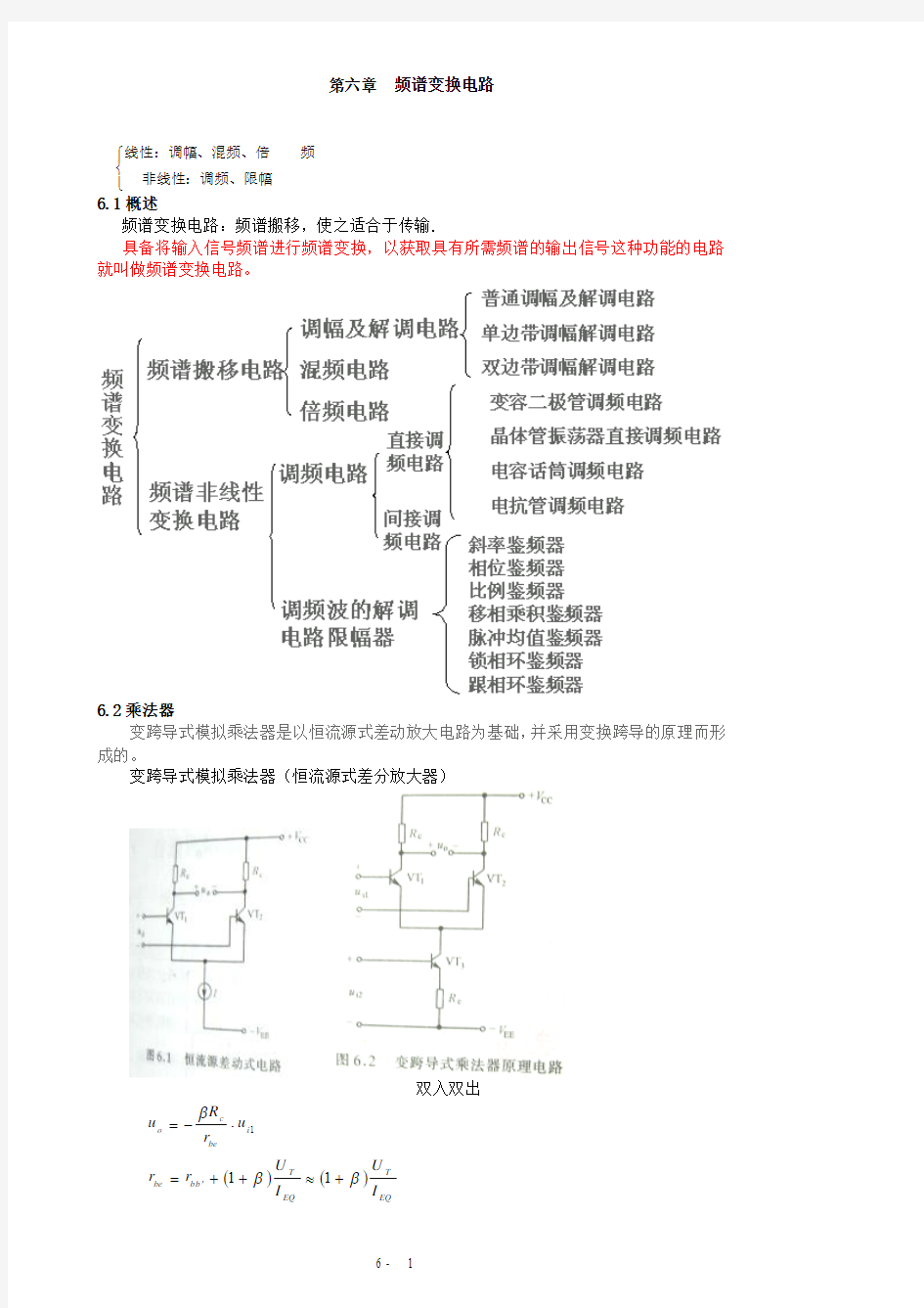 调制解调电路