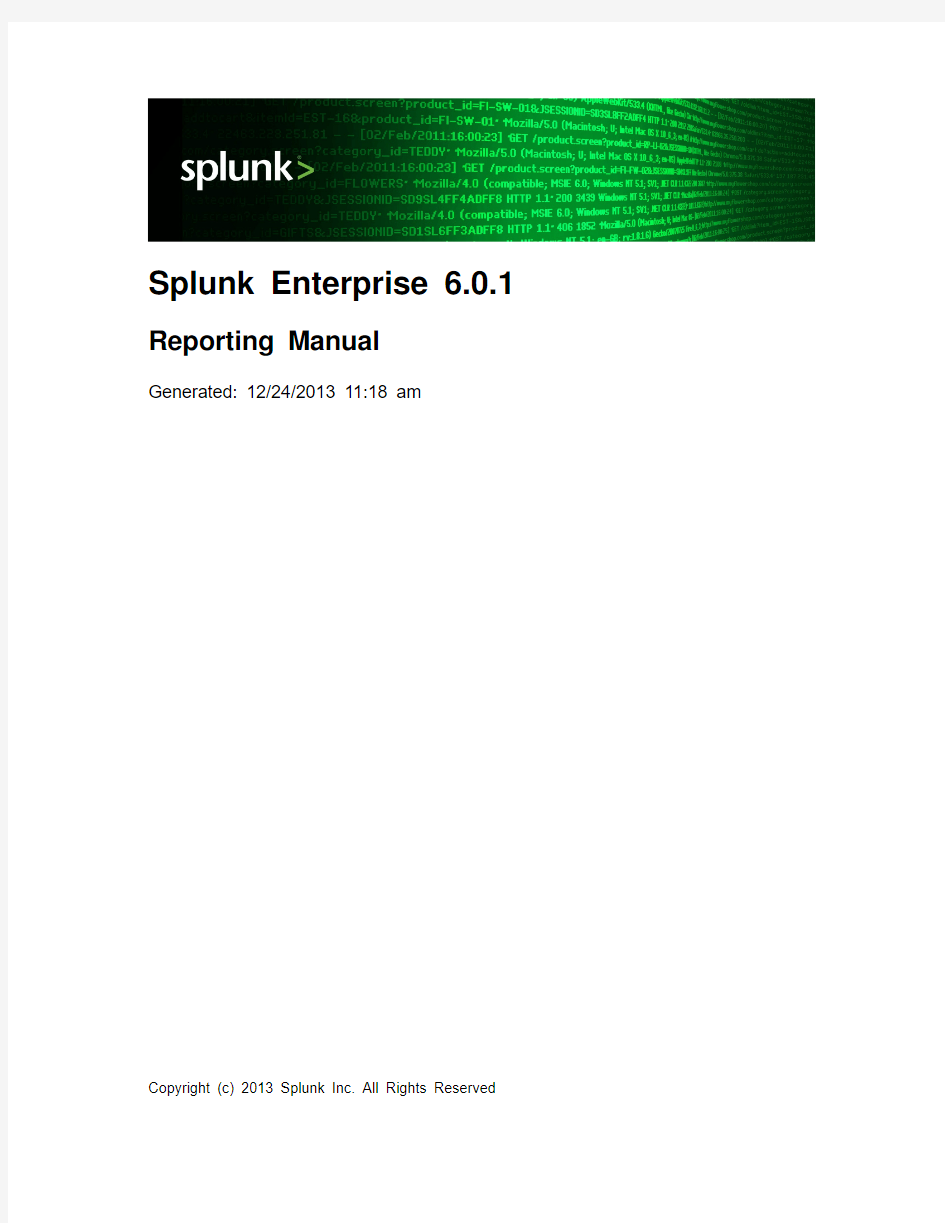 Splunk-6.0.1-Report
