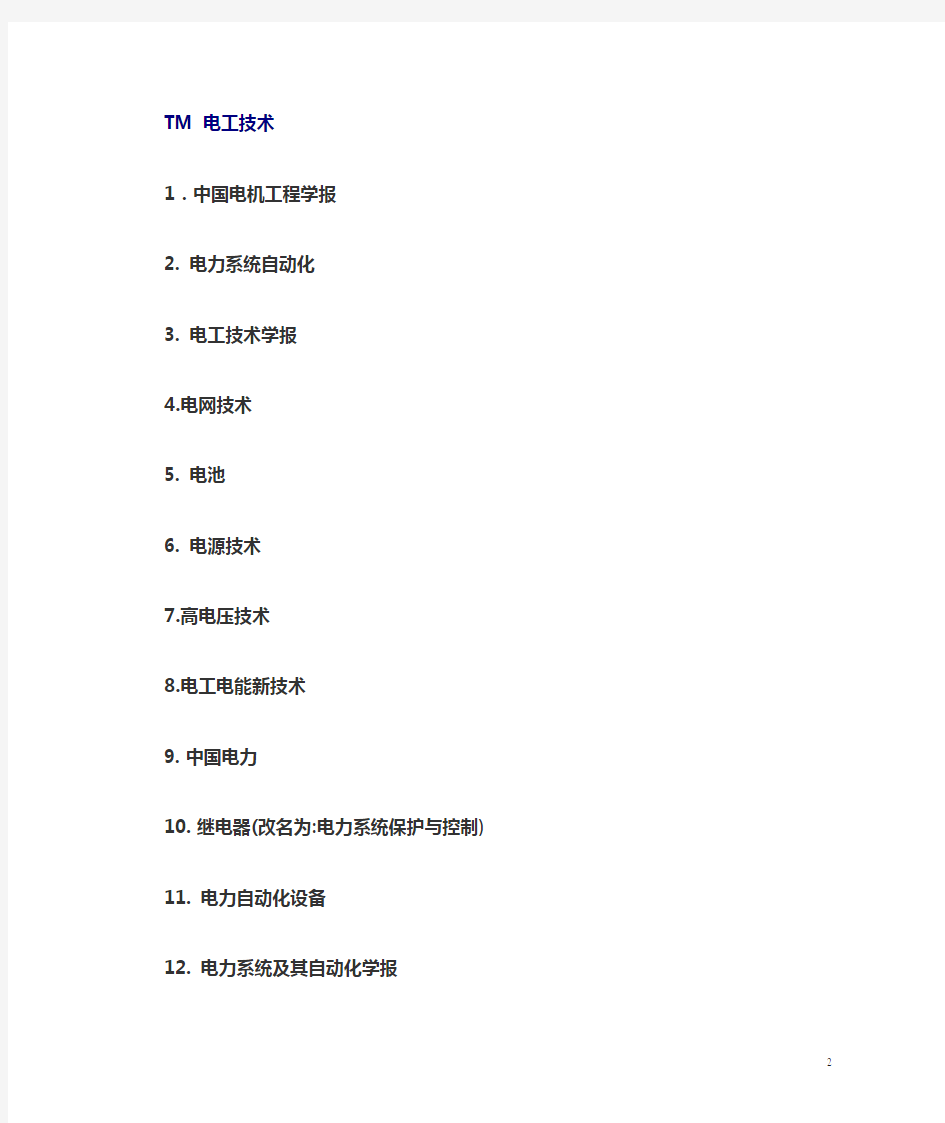 北大《中文核心期刊要目总览》2008版电子计算机类排名