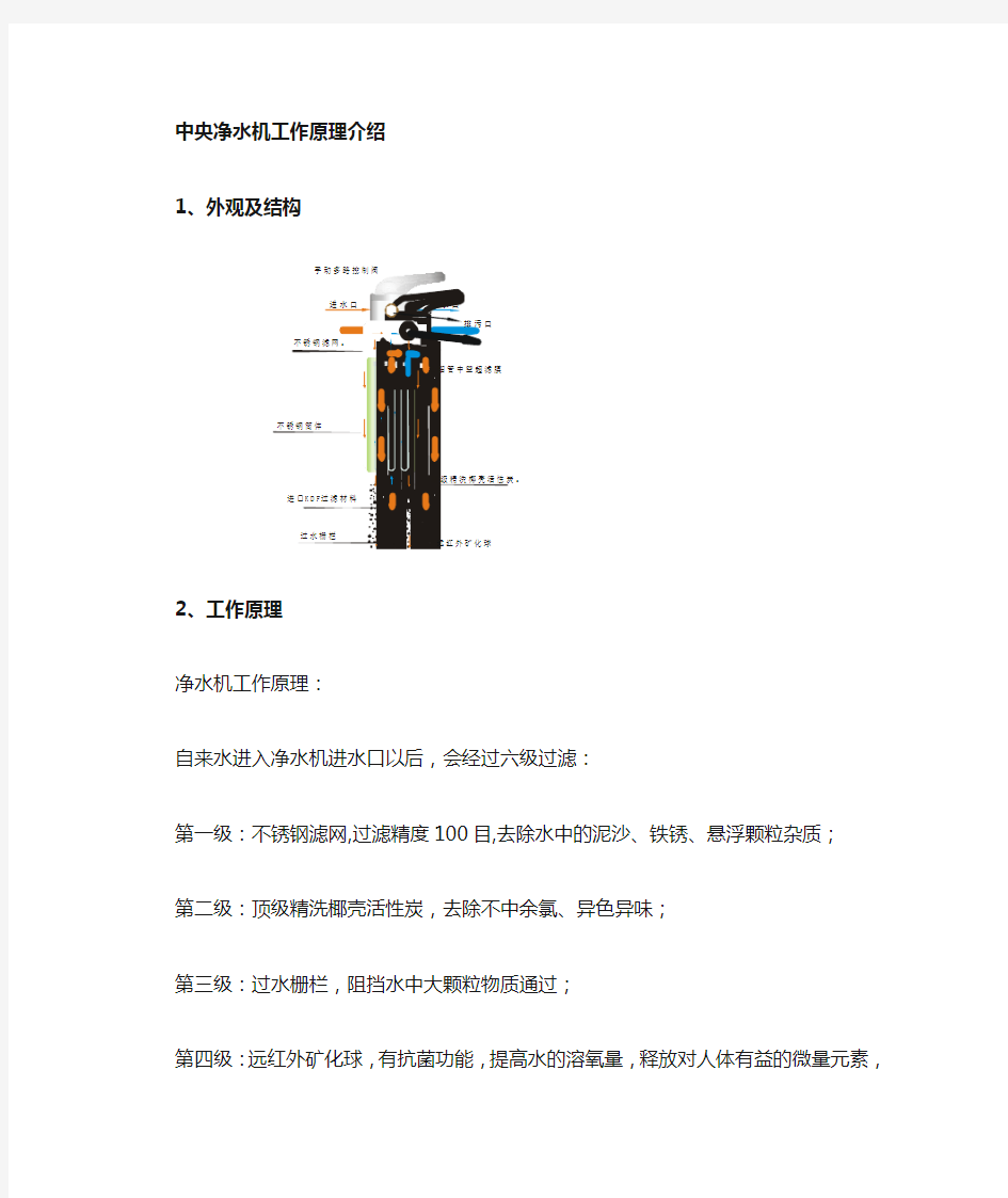 中央净水器工作原理