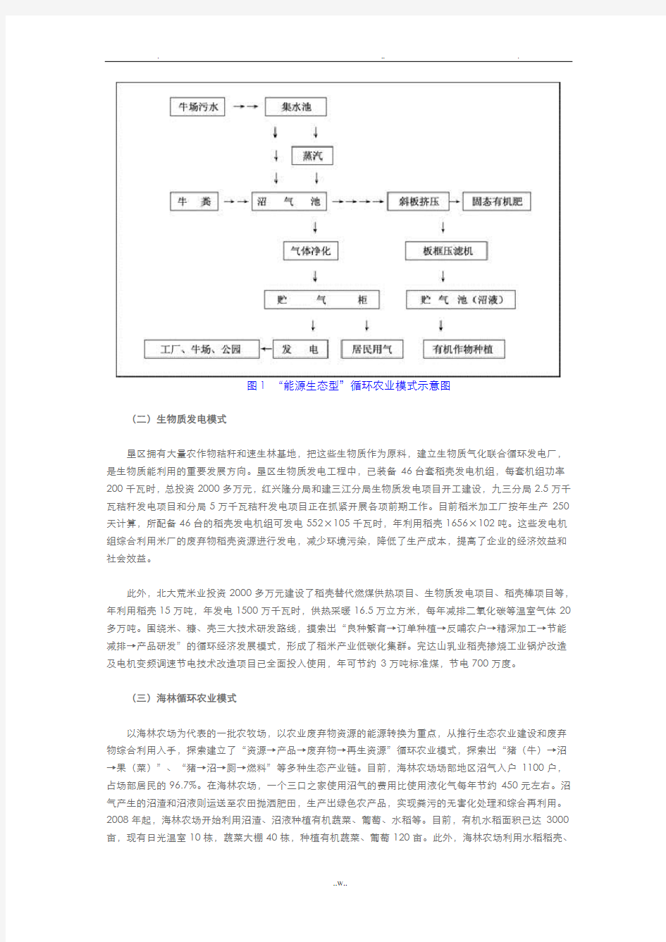 关于发展农业循环经济的政策建议