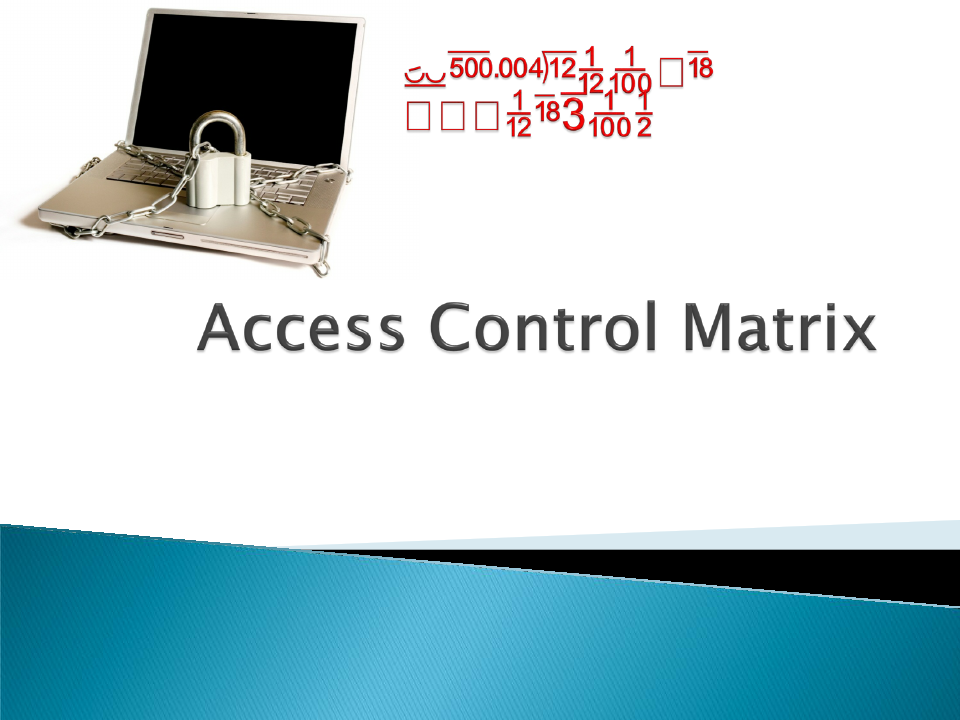 山东大学计算机安全课件Access Control