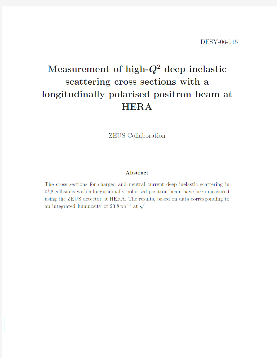 Measurement of high-Q^2 deep inelastic scattering cross sections with a longitudinally pola