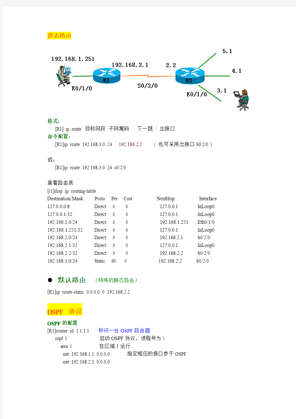 02 H3C路由部分