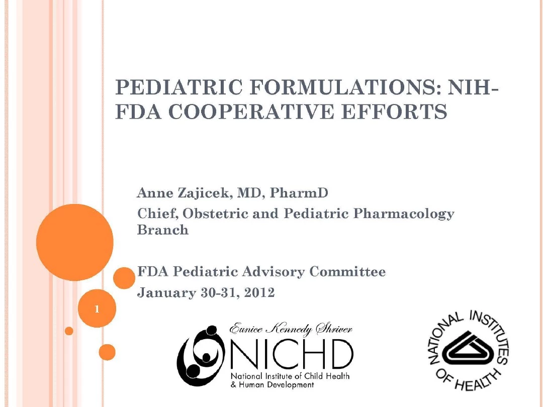 BCS分类 FDA 和 NICHD2012 年发布的数据